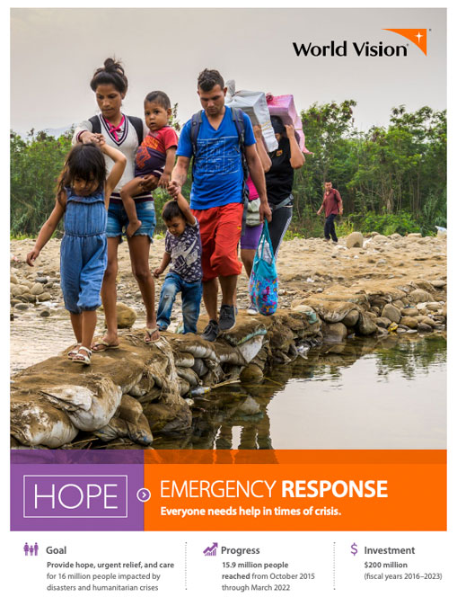Emergency Response World Vision Philanthropy